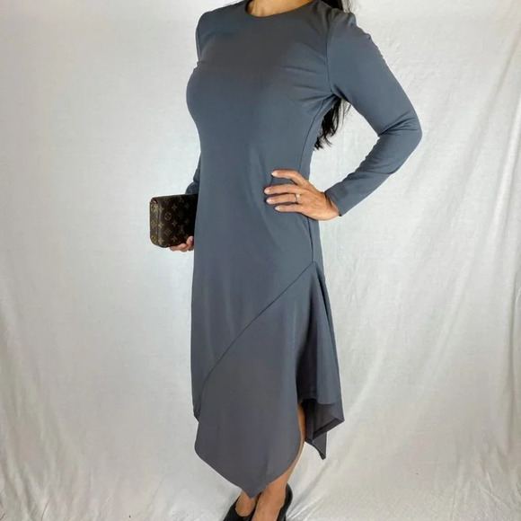 Hutch Gray Asymmetrical Cutout Midi Dress $290 - Picture 5 of 10